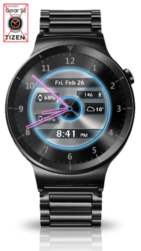 Metal Glow HD Watch Face for Android: Customizable & Feature-Rich