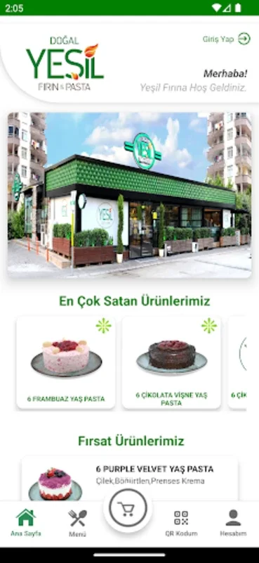 Cepte Yeşil for Android - Shop at Green Bakery with Ease