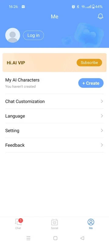 Hi.AI: Immersive AI Conversations and Character Creation on Android