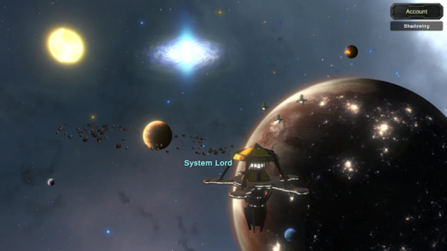 System Lords for Android: Galactic Strategy Adventure