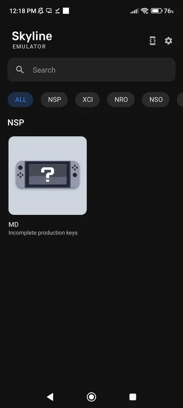 Skyline for Android - Emulate Nintendo Switch Games