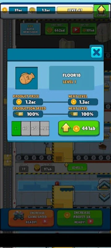 Robot Food Factory Tycoon for Android - Strategic Simulation