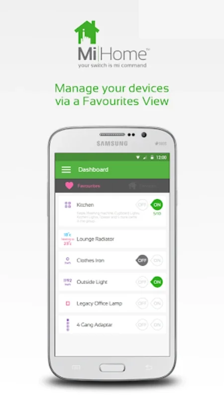MiHome – Energenie Smart Home for Android: Control Your Home