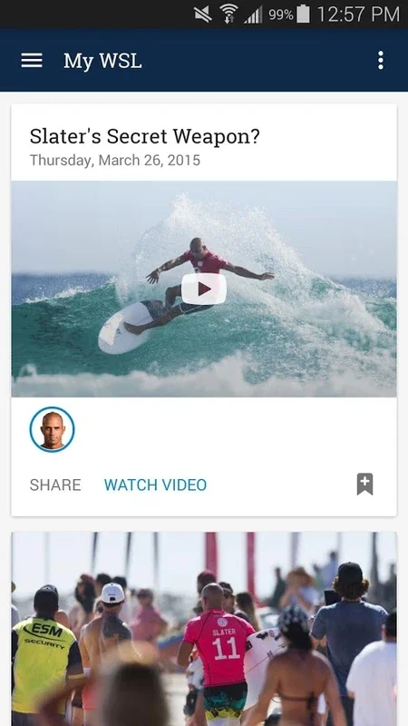 WSL for Android - Follow the Best Surfers