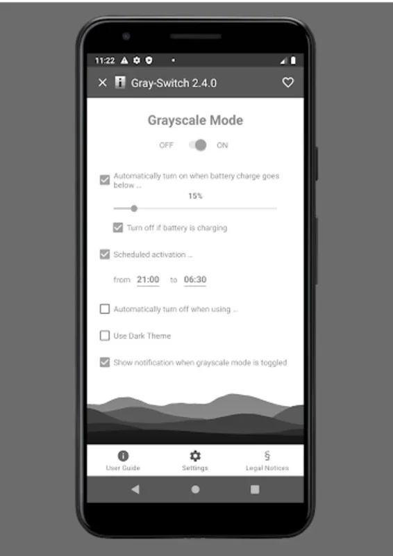 Gray-Switch (Grayscale) for Android: Transform Your Screen