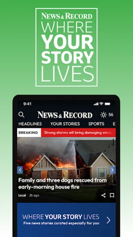 News & Record for Android: Comprehensive Greensboro News