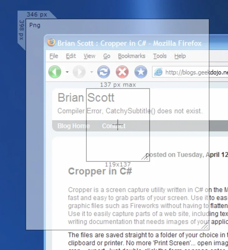 Cropper: Precise Screenshot Capture for Windows