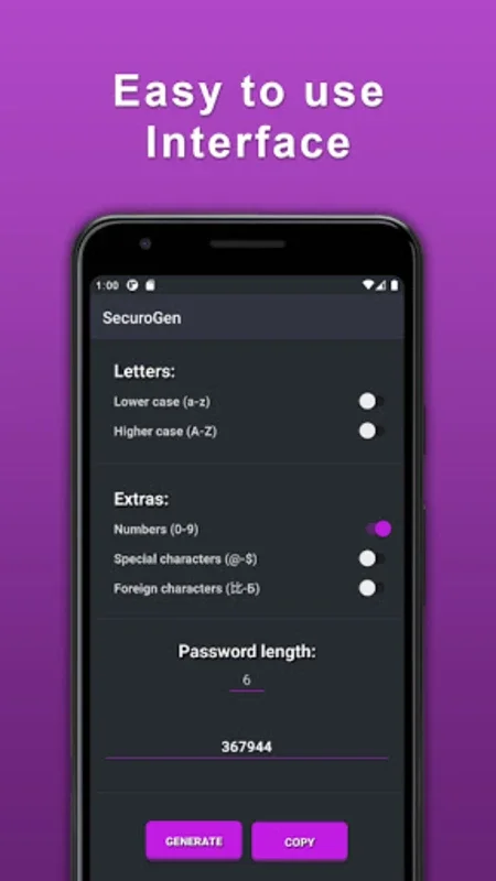 SecuroGen - Password Generator for Android: Secure Your Accounts