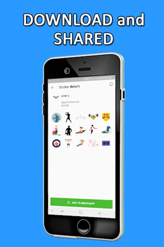 Fitness Gym Stickers WAStickerapps for WhatsApp on Android