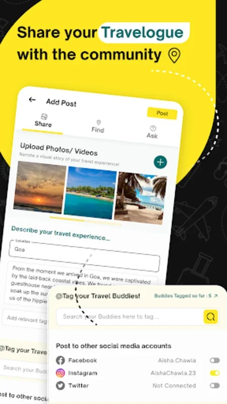 Travel Buddy:Social Travel App for Android - Connect Globally