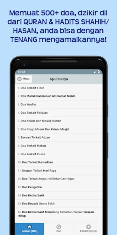 Apa Doanya for Android: Authentic Islamic Prayer Guide