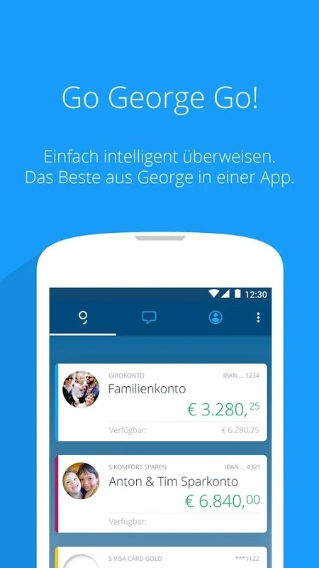 George Go for Android - Manage Finances on the Go