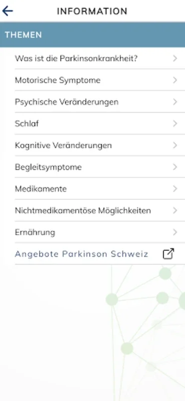 Swiss Parkinson for Android: Enhancing Parkinson's Management