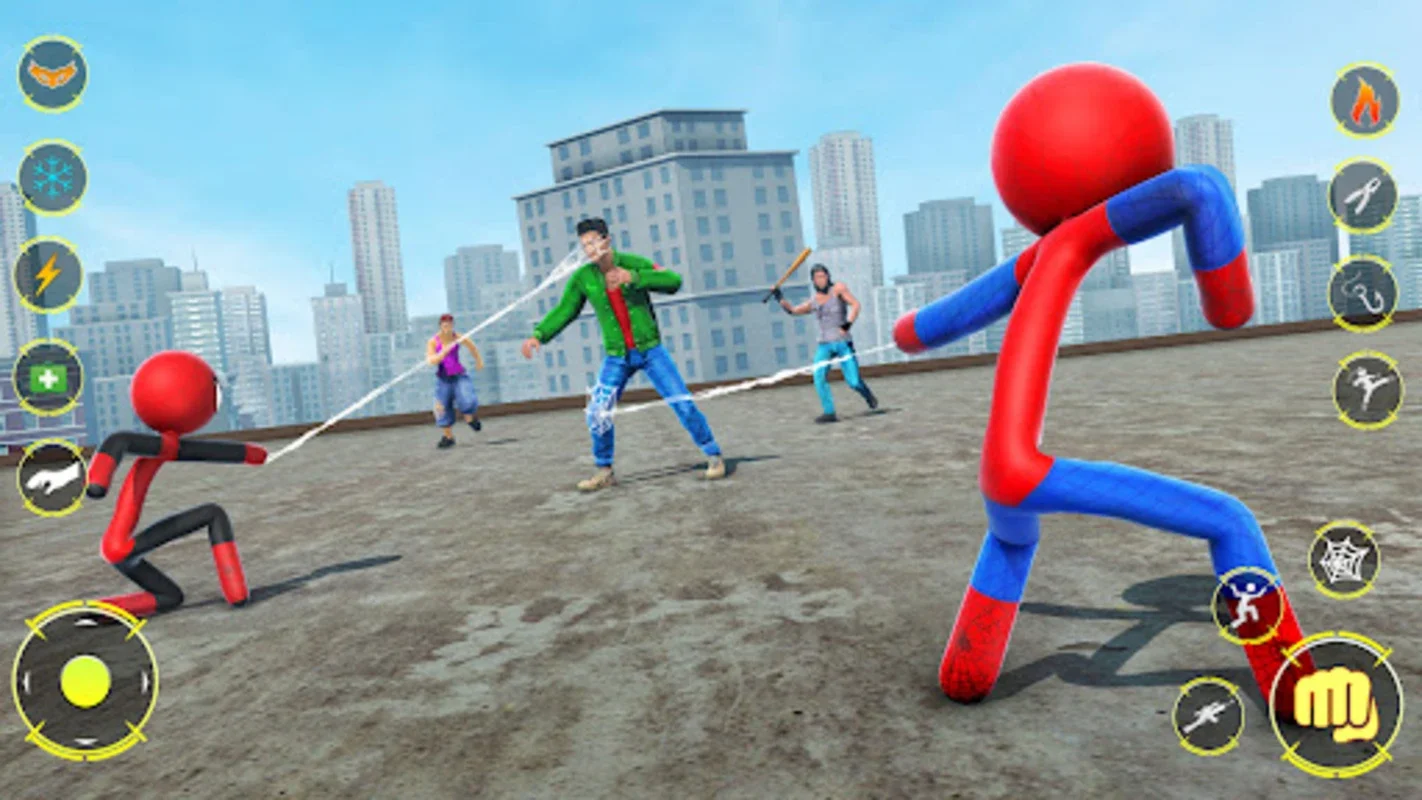 Stickman Rope Hero Spider Game for Android - Action - Packed Open - World Adventure