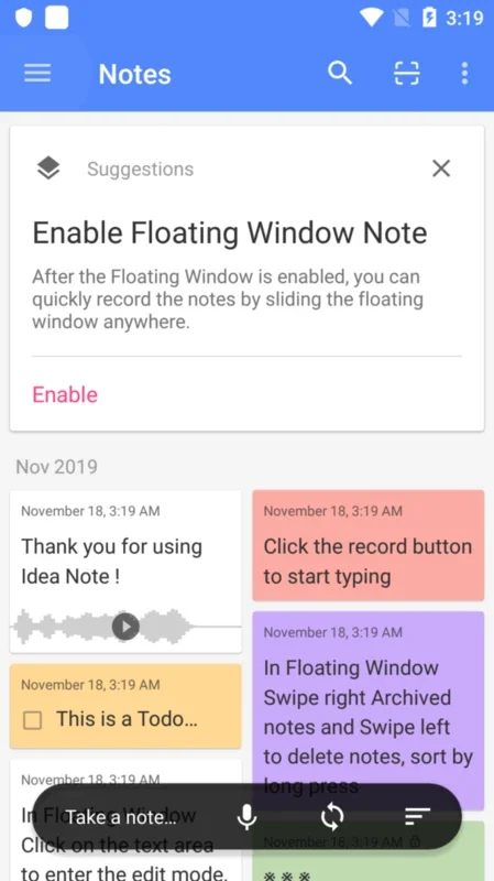 Idea Note for Android - Efficient Note - Taking