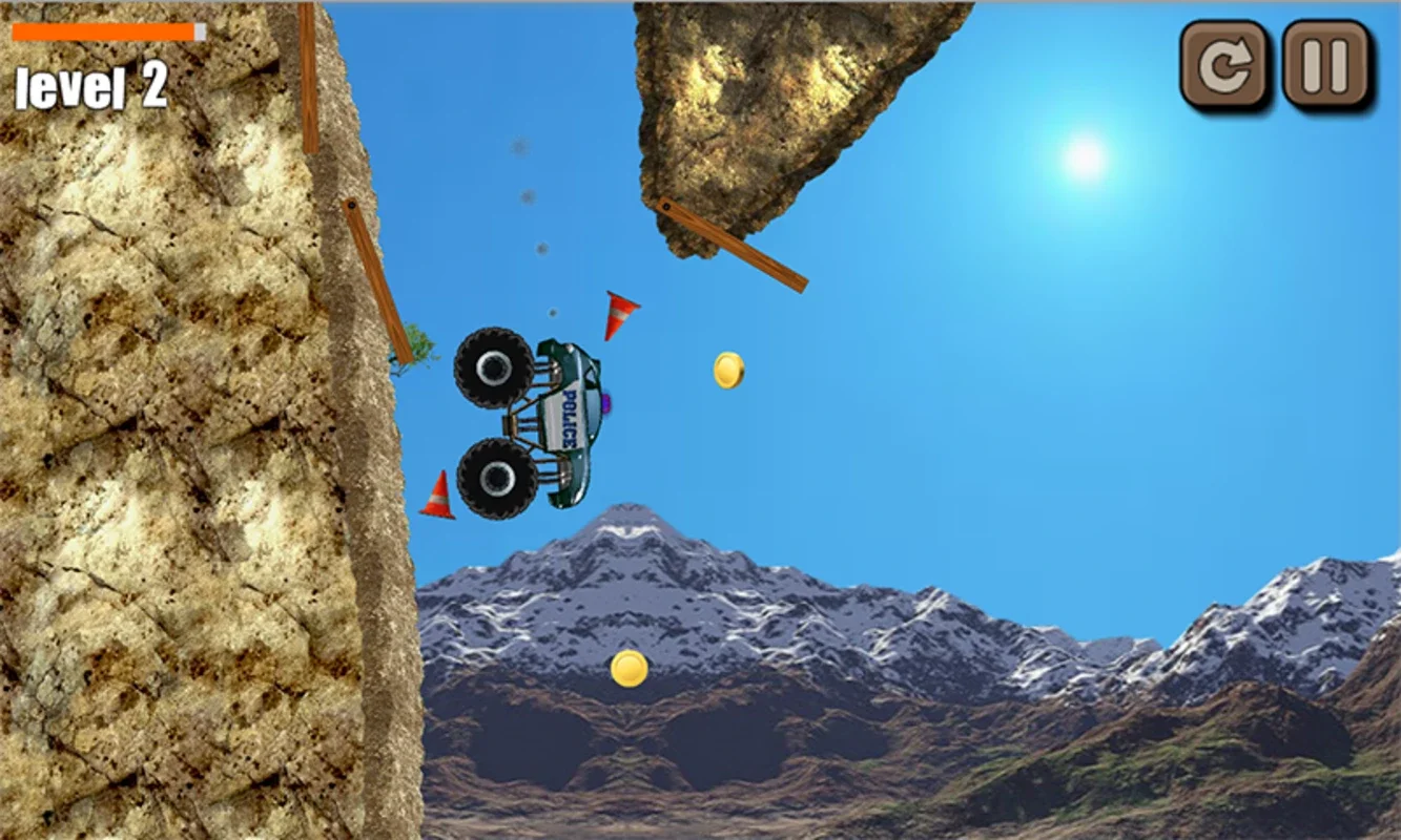 Police Monster Truck for Android - Thrilling Driving Experience