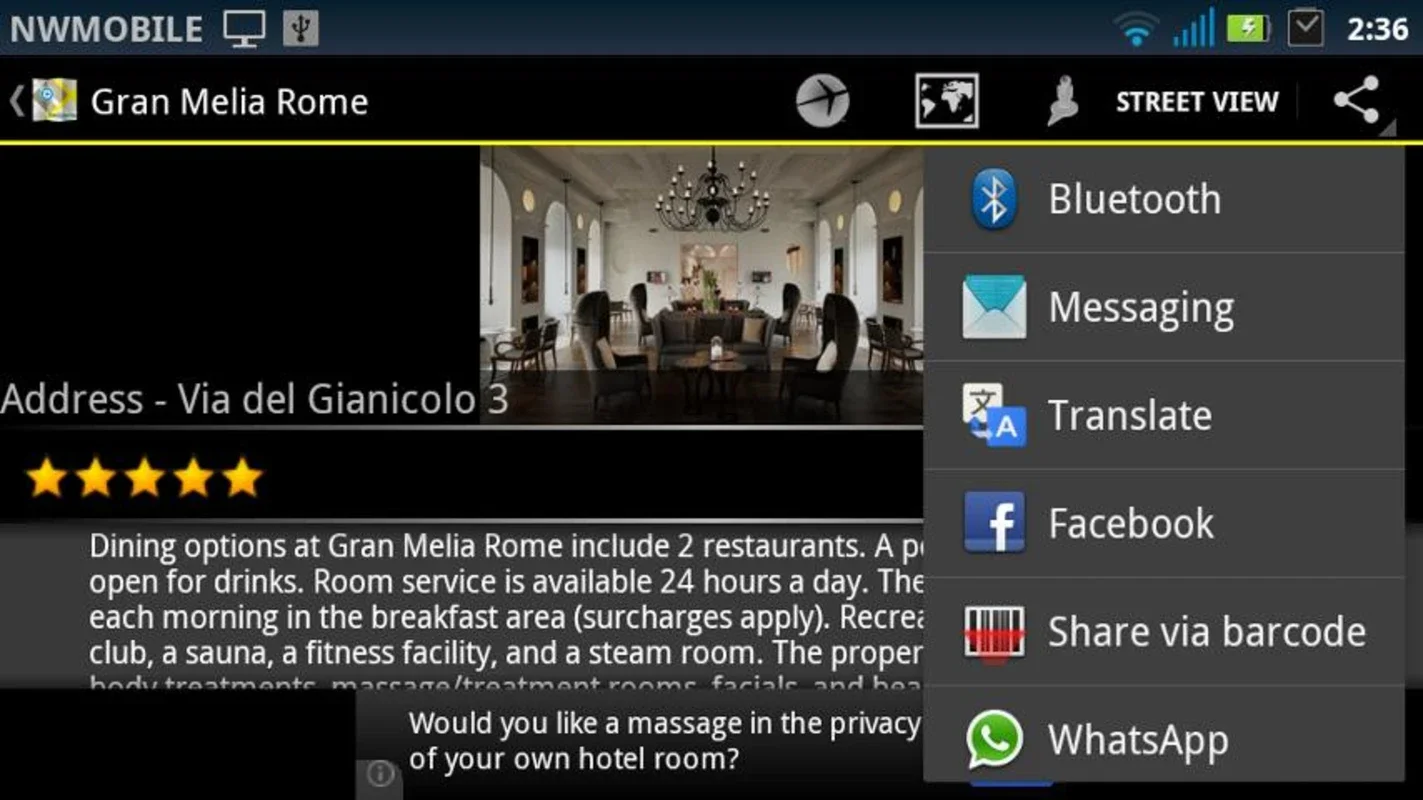 Whats Around Me for Android - Explore Nearby Sites & Hotels