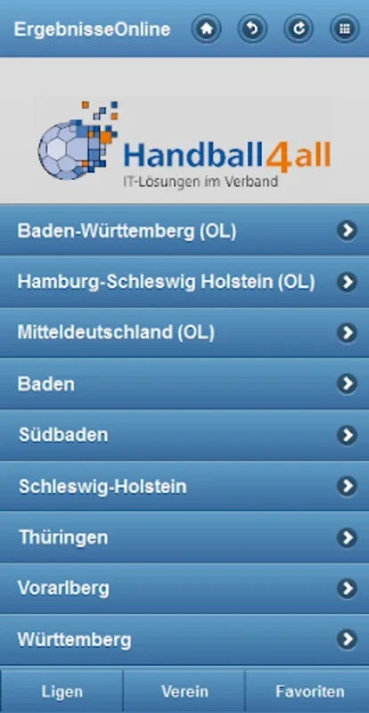 ErgebnisseOnline for Android - The Handball Results App