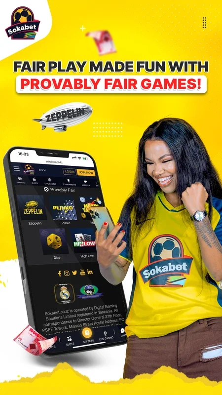 Sokabet - Android Sports Betting App for Tanzanian Fans