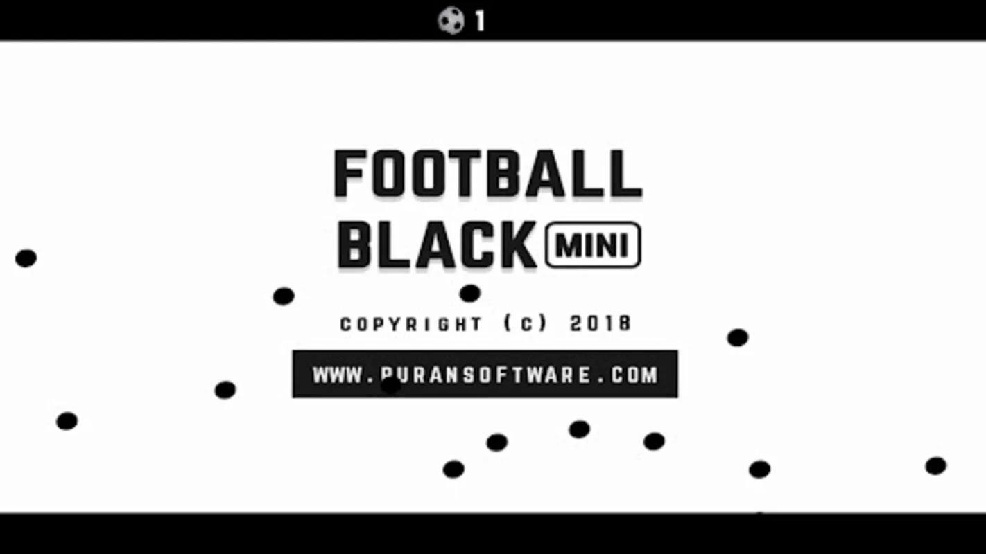 Football Black - 1 MB Game for Android: Instant Football Fun