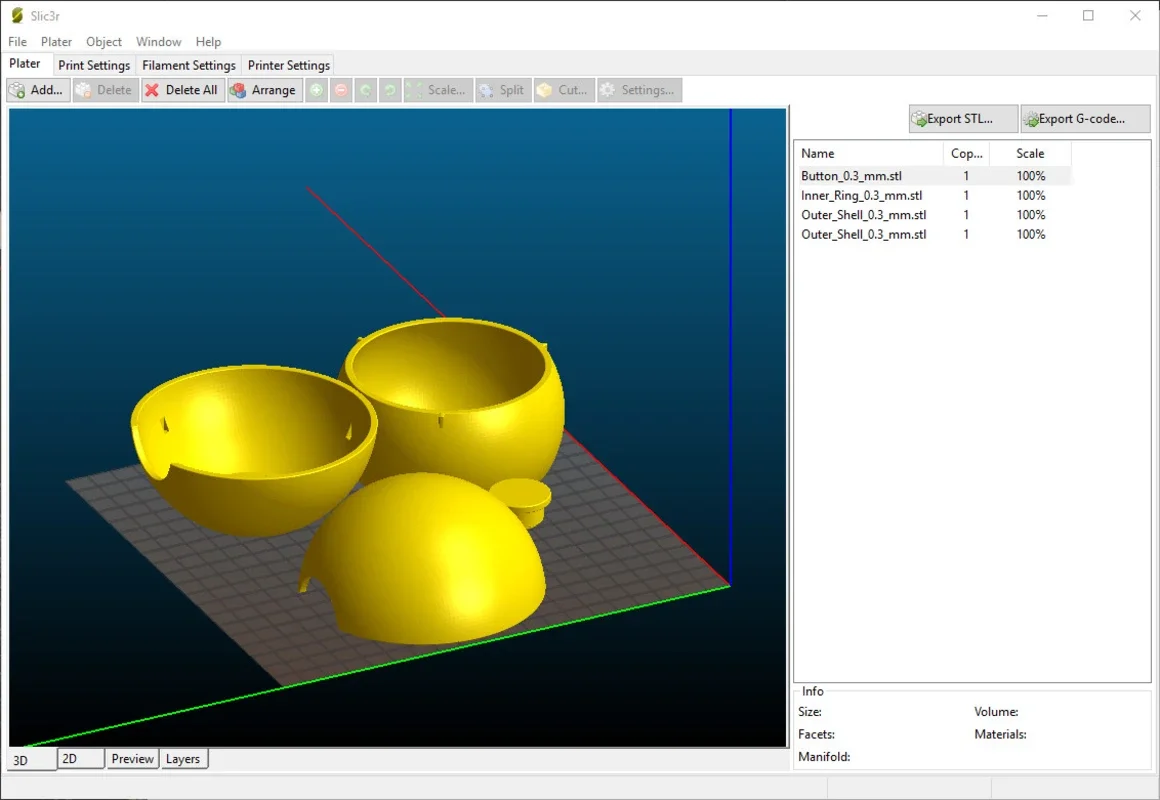 Slice3r for Windows - Efficient 3D Printing Slicing