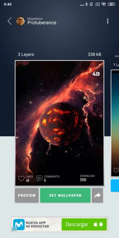 3D Wallpaper Parallax for Android - Diverse Wallpapers Galore