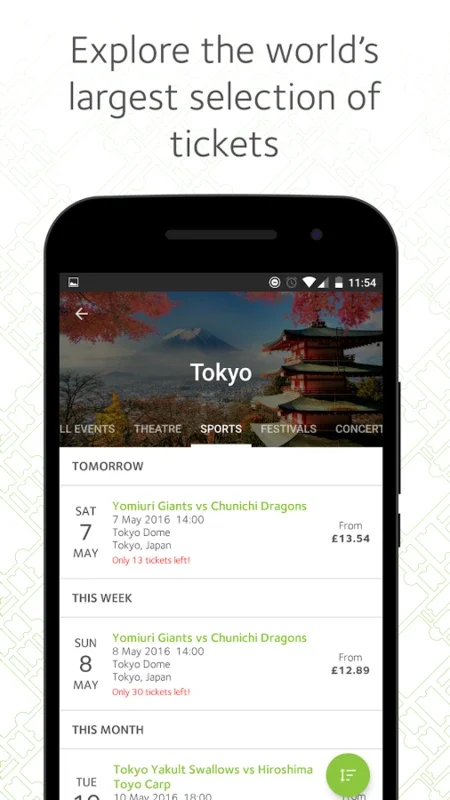 viagogo for Android - Download the APK from AppHuts