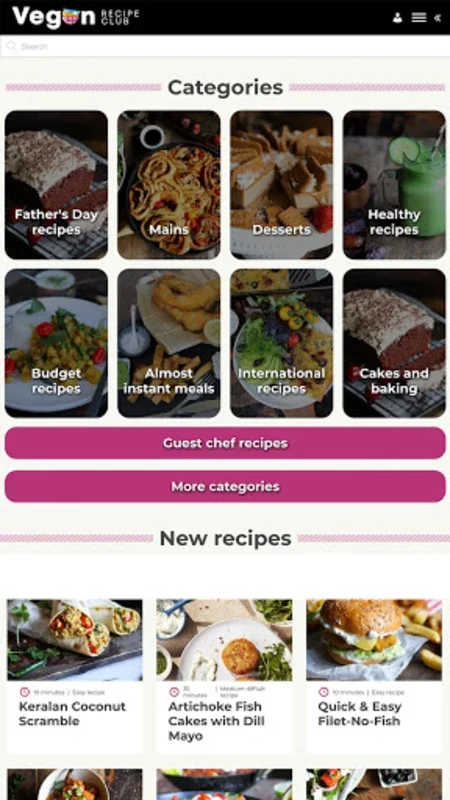 Vegan Recipe Club for Android - Discover 600+ Vegan Recipes