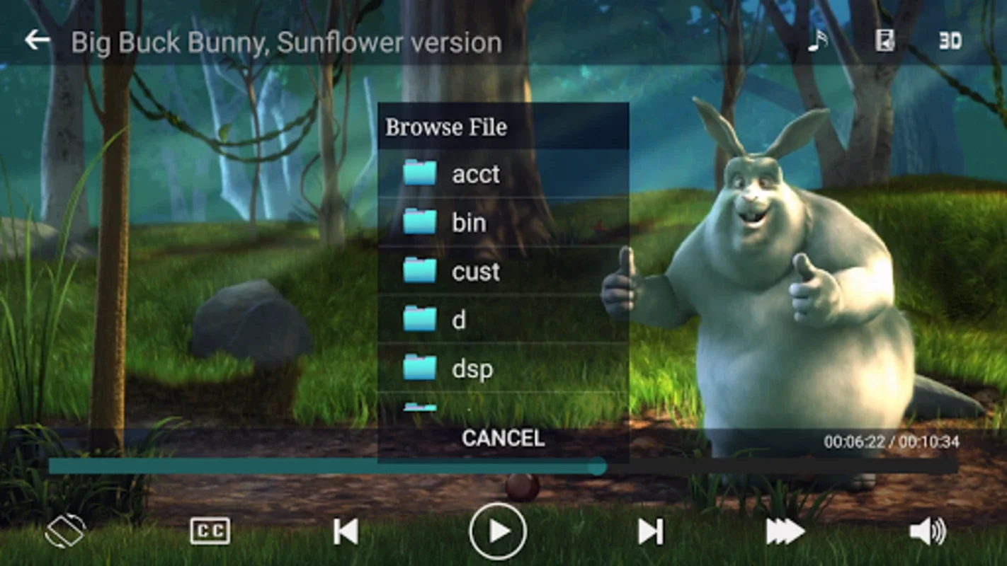 DiME 3D Player for Android - High - Quality 2D/3D Media Playback