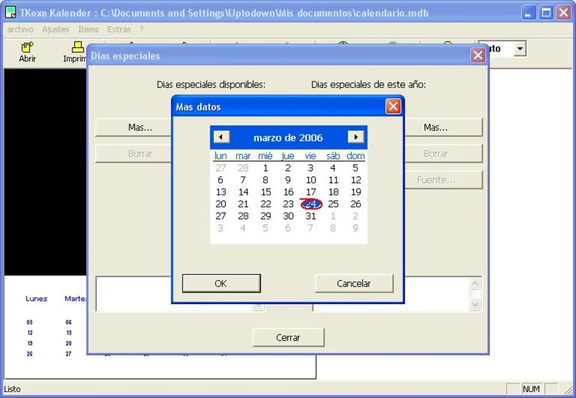 TKexe Kalender for Windows: Create Custom Calendars