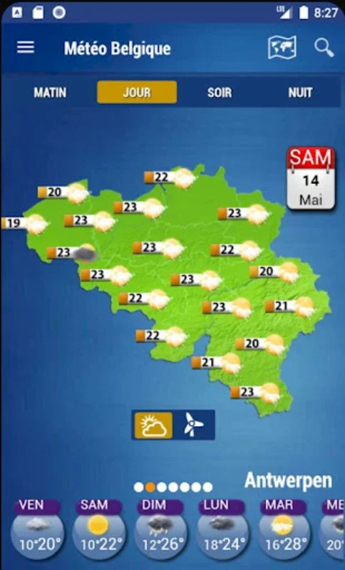 Météo Belgique for Android: Accurate 7-Day Forecasts