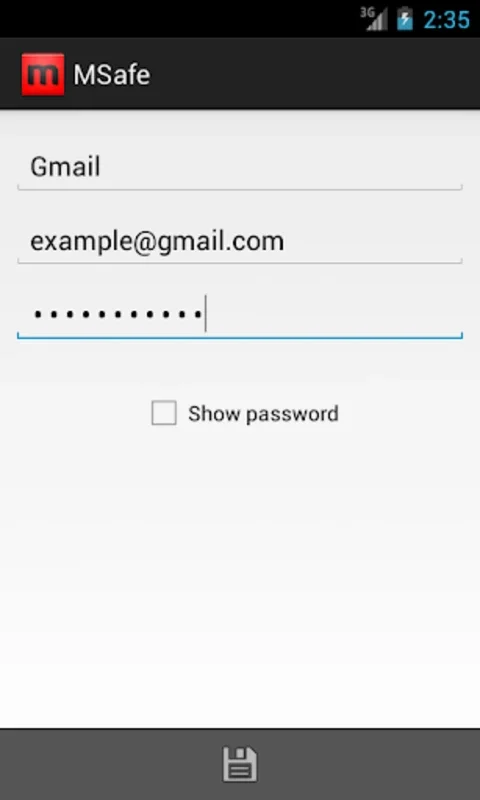 MSafe for Android - Secure Password Management