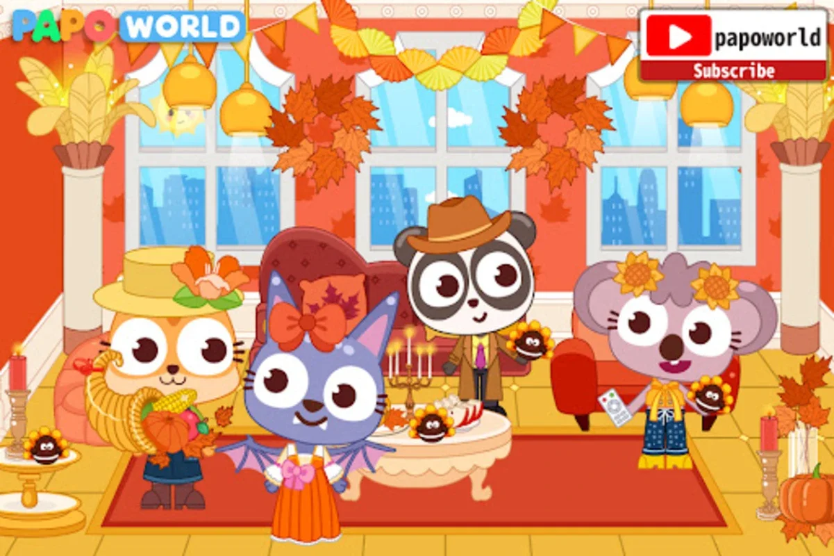 Papo Town Happy Festival for Android - Immerse in Holiday Decorating