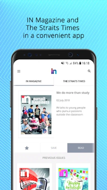 The Straits Times IN for Android: Enriching Reading Experience