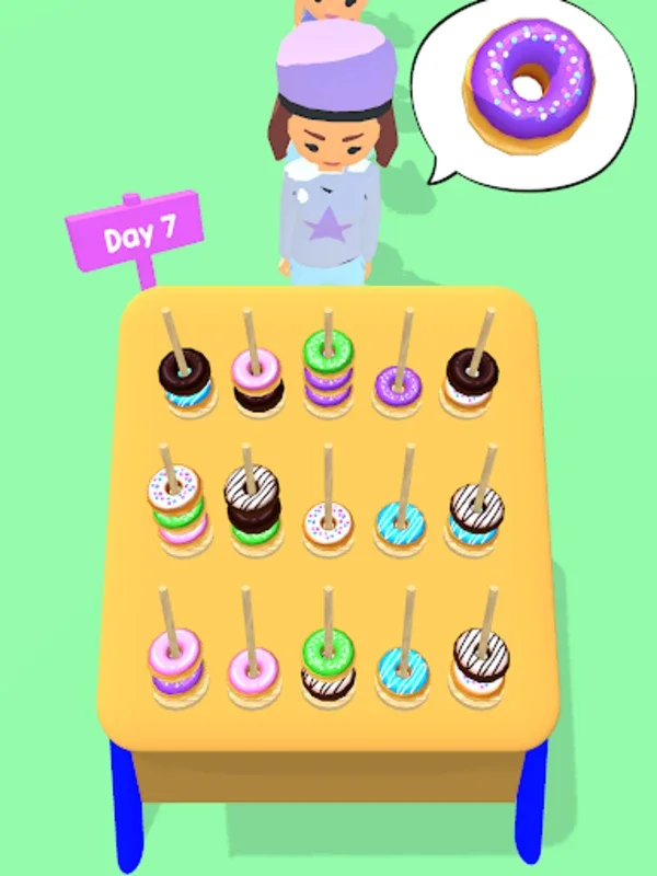 Donuts Sort Puzzle for Android - Engaging Puzzle Game