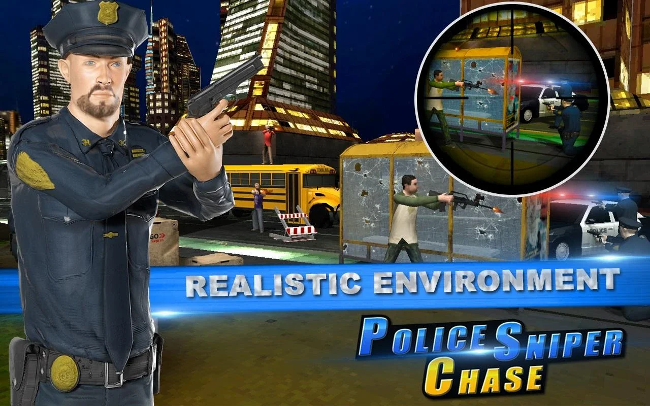 Police Sniper Chase Car 3D for Android - Thrilling Gameplay