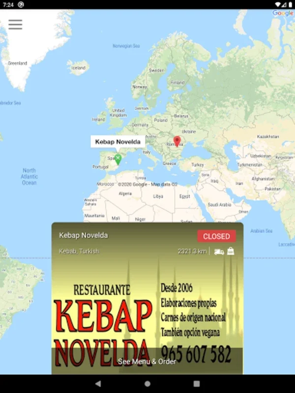 Kebap Novelda for Android - Streamline Meal Ordering