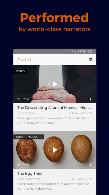 Audm for Android: Stay Informed with Audio News