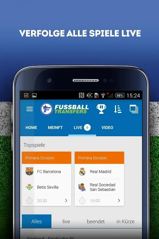 Fussball Transfers for Android - Stay Updated with Football