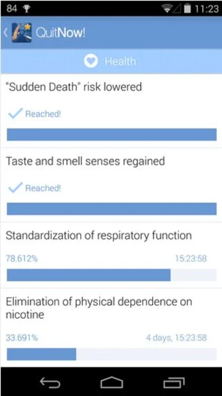 Quit Now! for Android - Track and Quit Smoking Easily