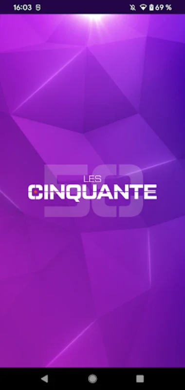 Les cinquante for Android - Engaging Virtual Game Show