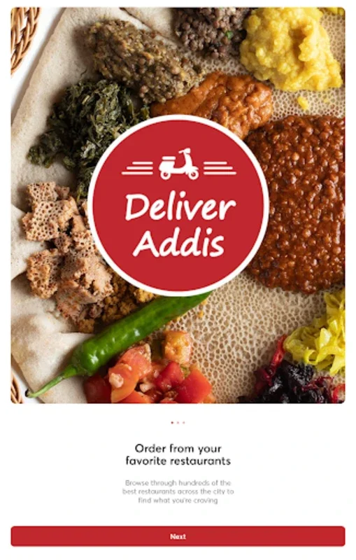 Deliver Addis for Android - Order Food from Top Restaurants