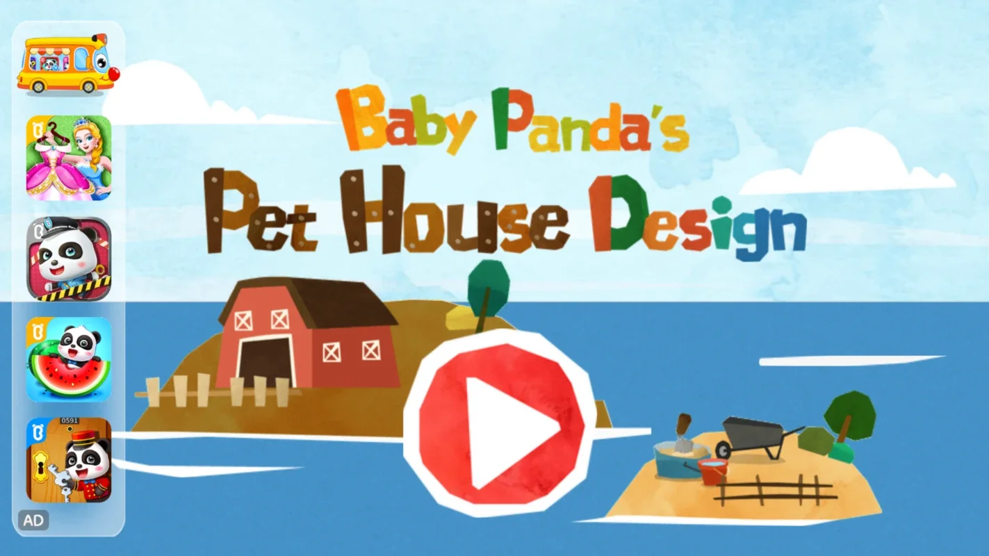 Baby Panda’s Pet House Design for Android - Build Animal Homes