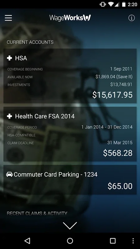 EZ Receipts for Android - Simplifying HealthEquity Benefit Management