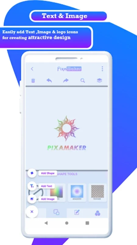 Pixa Maker 3D - Android App for Professional 3D Logos