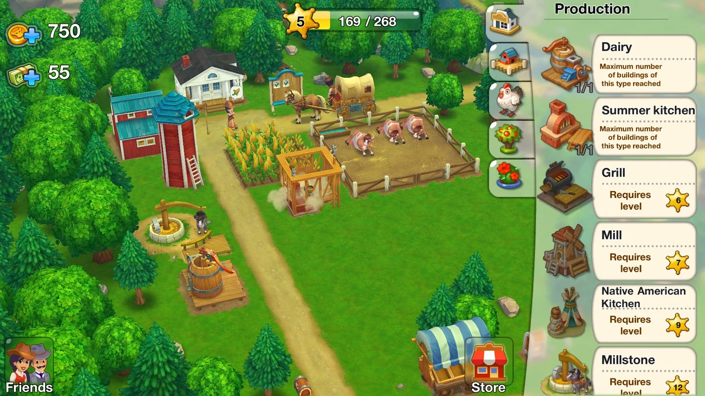 Wild West: New Frontier for Android - Build Your Own Farm