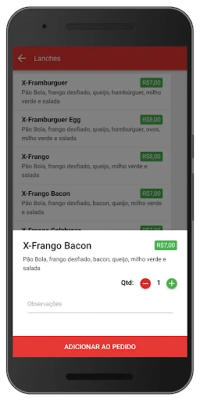 Sr. Coxinha Guarabira for Android - Gourmet Meals at Your Fingertips