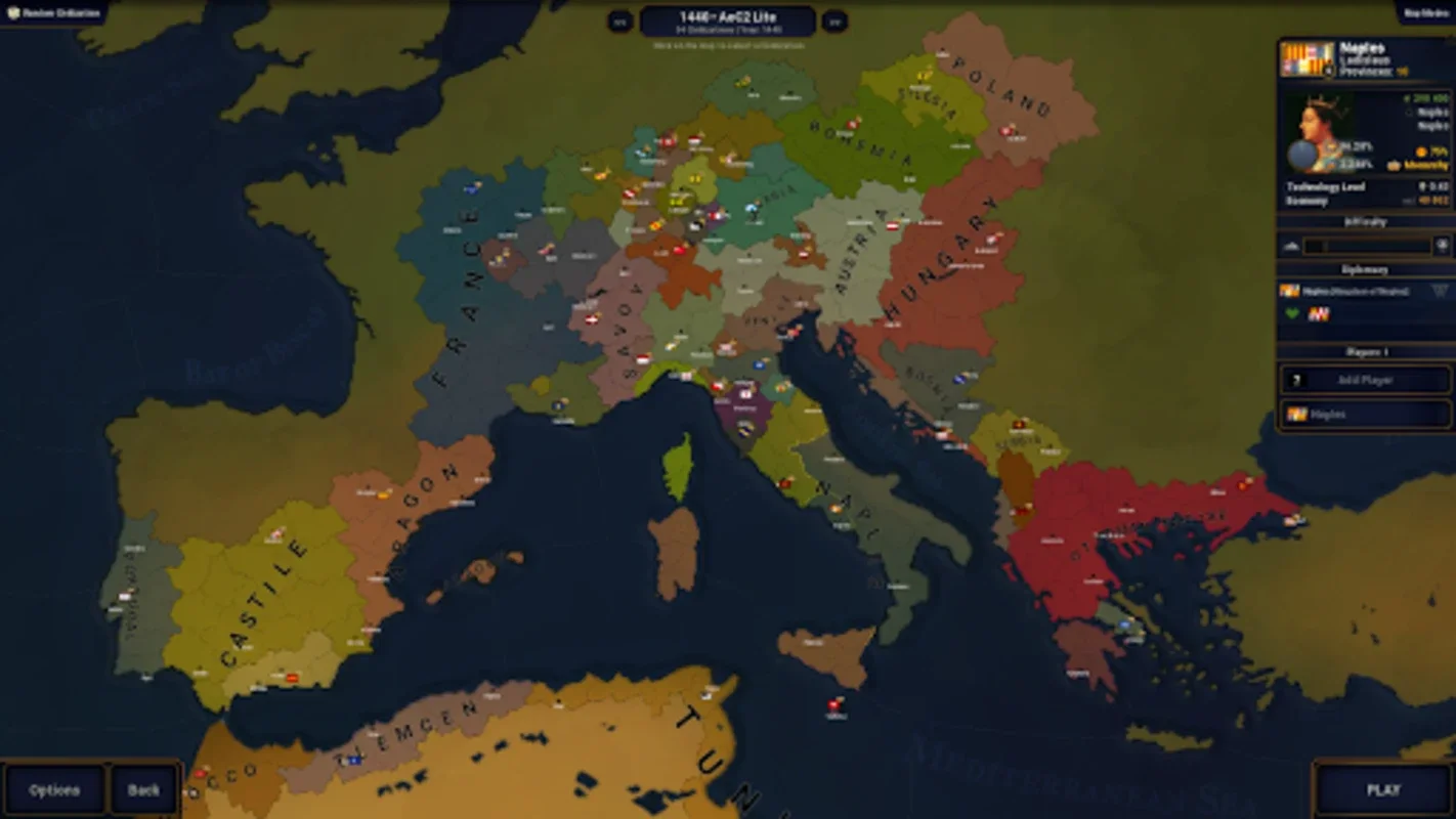 Age of History II - Lite on Android: A Captivating Grand Strategy Game