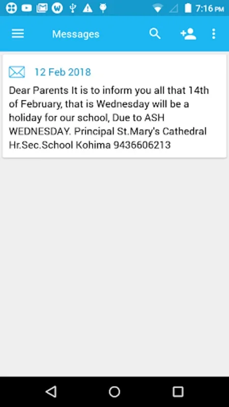 St Mary's Kohima Parent Portal for Android - Keep Abreast of School Affairs