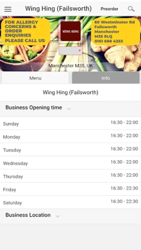 Wing Hing for Android - Easy Chinese and Fish & Chips Ordering